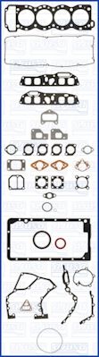 WILMINK GROUP Комплект прокладок, двигатель WG1164260